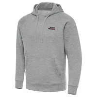 Men's Antigua  Heather Gray Team Penske Victory Pullover Hoodie