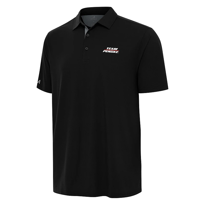 Men's Antigua  Heather Gray Team Penske Era Polo