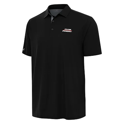 Men's Antigua  Heather Gray Team Penske Era Polo