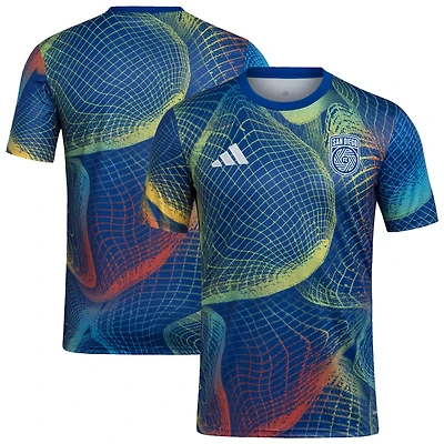 Men's adidas  Blue San Diego FC 2025 United We Play AEROREADY Pre-Match Top
