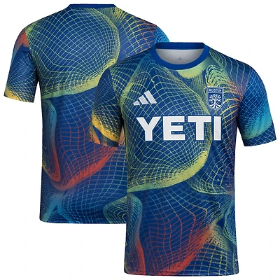 Men's adidas  Blue Austin FC 2025 United We Play AEROREADY Pre-Match Top