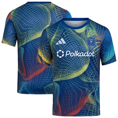 Youth adidas  Blue Inter Miami CF 2025 United We Play AEROREADY Pre-Match Top