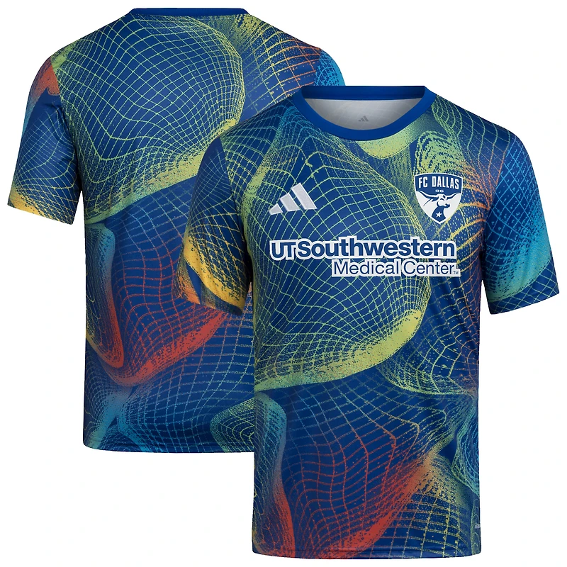 Youth adidas Blue FC Dallas 2025 United We Play AEROREADY Pre-Match Top