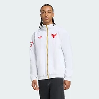 Men's adidas Originals White D.C. United 2025 Archive Collection Anthem Full-Zip Jacket