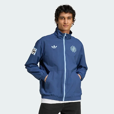 Men's adidas Originals Blue Nashville SC 2025 Archive Collection Anthem Full-Zip Jacket