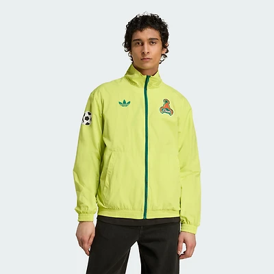 Men's adidas Originals Green San Jose Earthquakes 2025 Archive Collection Anthem Full-Zip Jacket