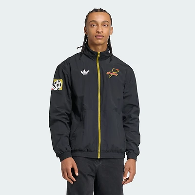Men's adidas Originals Black FC Dallas 2025 Archive Collection Anthem Full-Zip Jacket