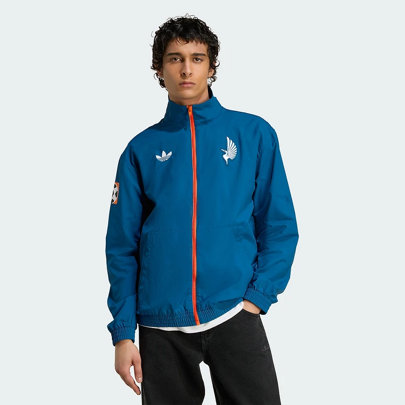 Men's adidas Originals Blue Minnesota United FC 2025 Archive Collection Anthem Full-Zip Jacket