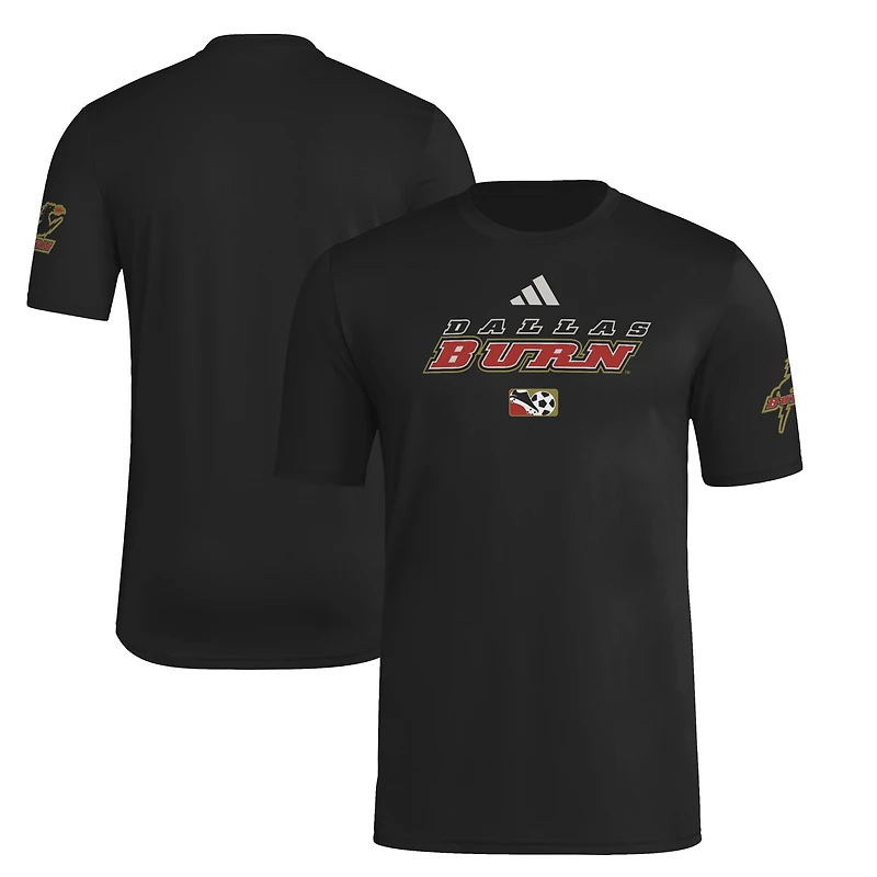 Men's adidas Black FC Dallas 2025 Archive Collection Jersey Hook T-Shirt