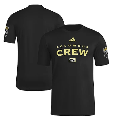Men's adidas Black Columbus Crew 2025 Archive Collection Jersey Hook T-Shirt