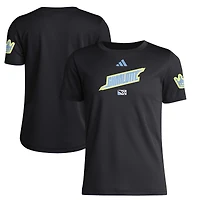 Youth adidas Black Charlotte FC 2025 Archive Collection Jersey Hook T-Shirt