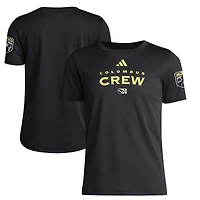 Youth adidas Black Columbus Crew 2025 Archive Collection Jersey Hook T-Shirt