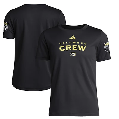 Youth adidas Black Columbus Crew 2025 Archive Collection Jersey Hook T-Shirt
