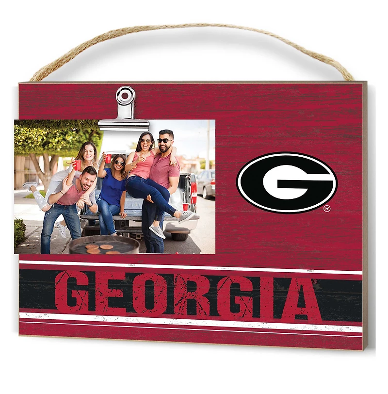 Georgia Bulldogs Clip It Wooden Photo Frame