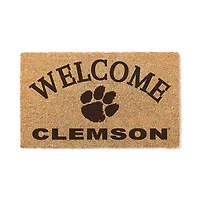 Clemson Tigers 18" x 34" Welcome Coir Doormat