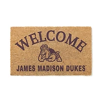 James Madison Dukes 18" x 34" Welcome Coir Doomat
