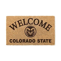 Colorado State Rams 18" x 34" Welcome Coir Doormat