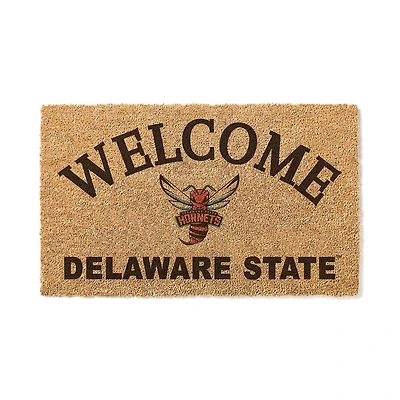 Delaware State Hornets 18" x 34" Welcome Coir Doomat