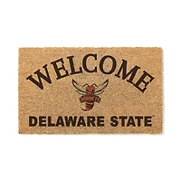 Delaware State Hornets 18" x 34" Welcome Coir Doomat