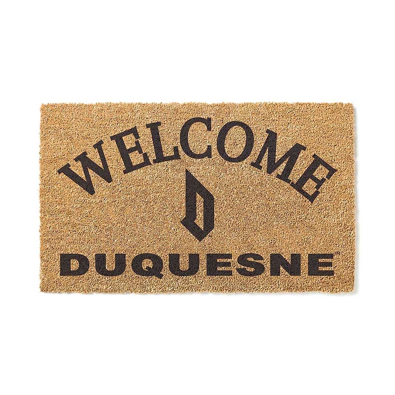 Duquesne Dukes 18" x 34" Welcome Coir Doomat
