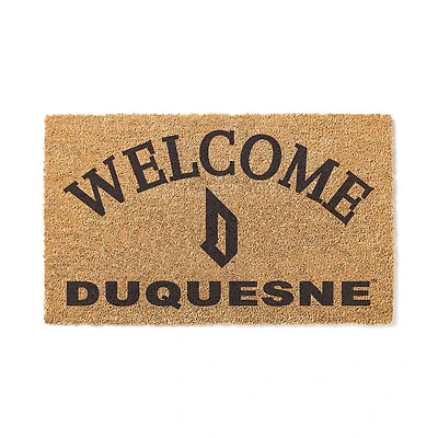 Duquesne Dukes 18" x 34" Welcome Coir Doomat