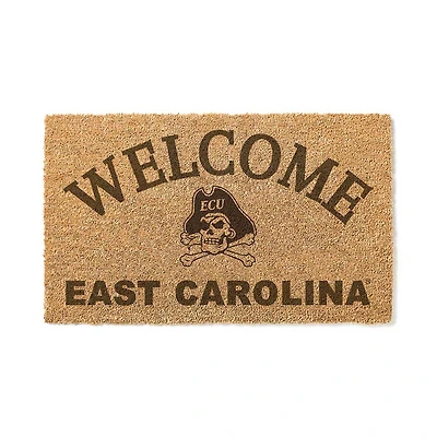 ECU Pirates 18" x 34" Welcome Coir Doomat
