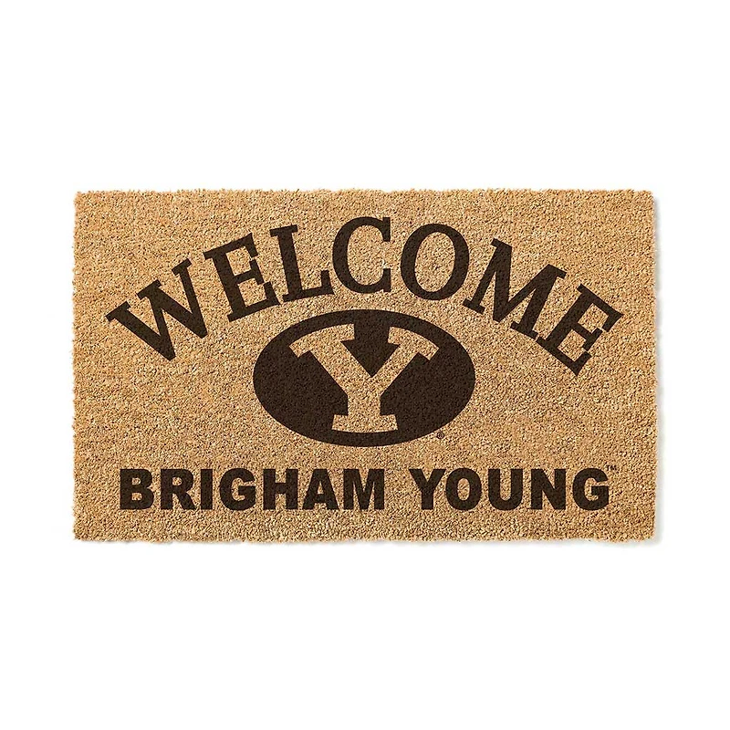 BYU Cougars 18" x 34" Welcome Coir Doomat