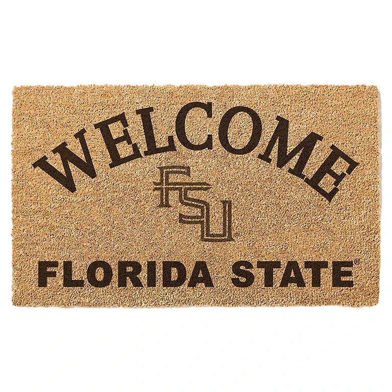 Florida State Seminoles 18" x 34" Welcome Coir Doomat