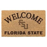 Florida State Seminoles 18" x 34" Welcome Coir Doomat