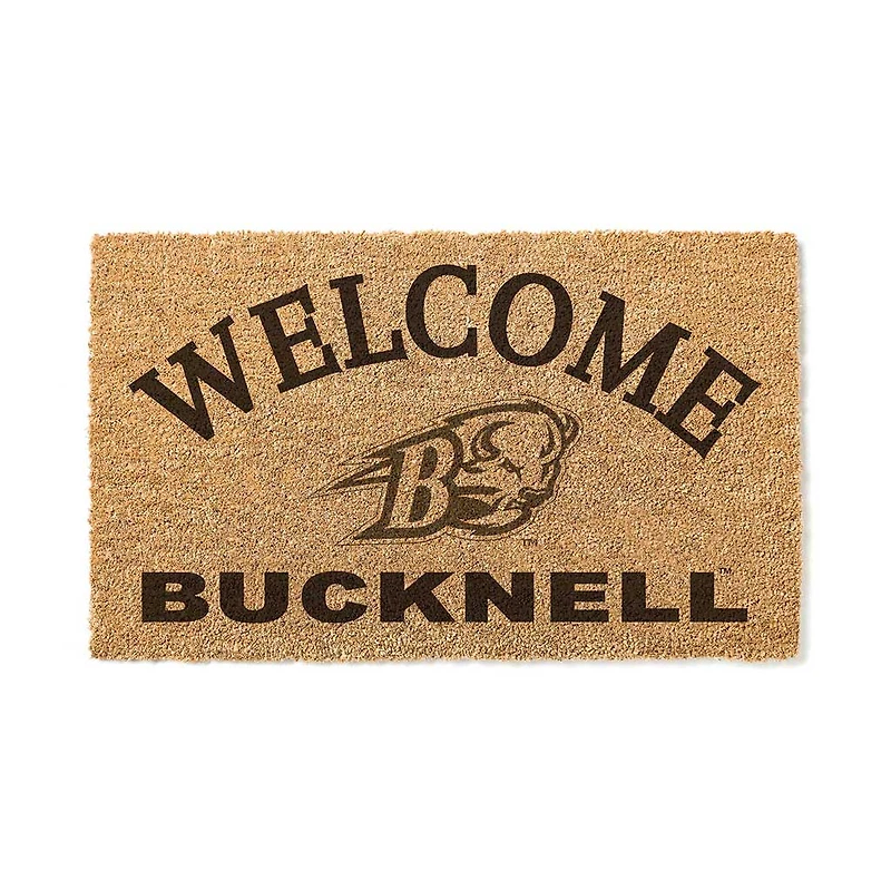 Bucknell Bison 18" x 34" Welcome Coir Doomat