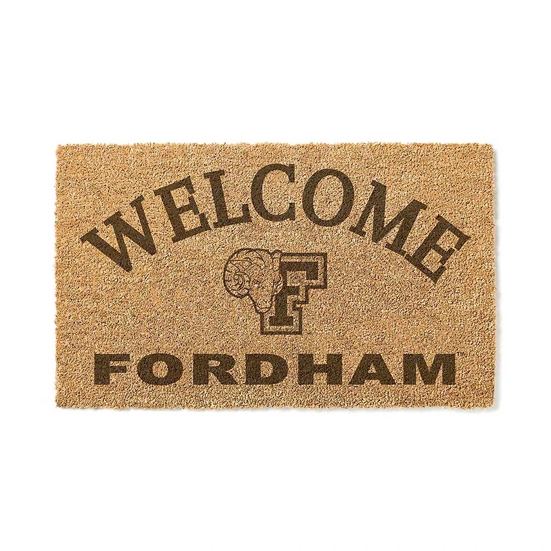 Fordham Rams 18" x 34" Welcome Coir Doomat