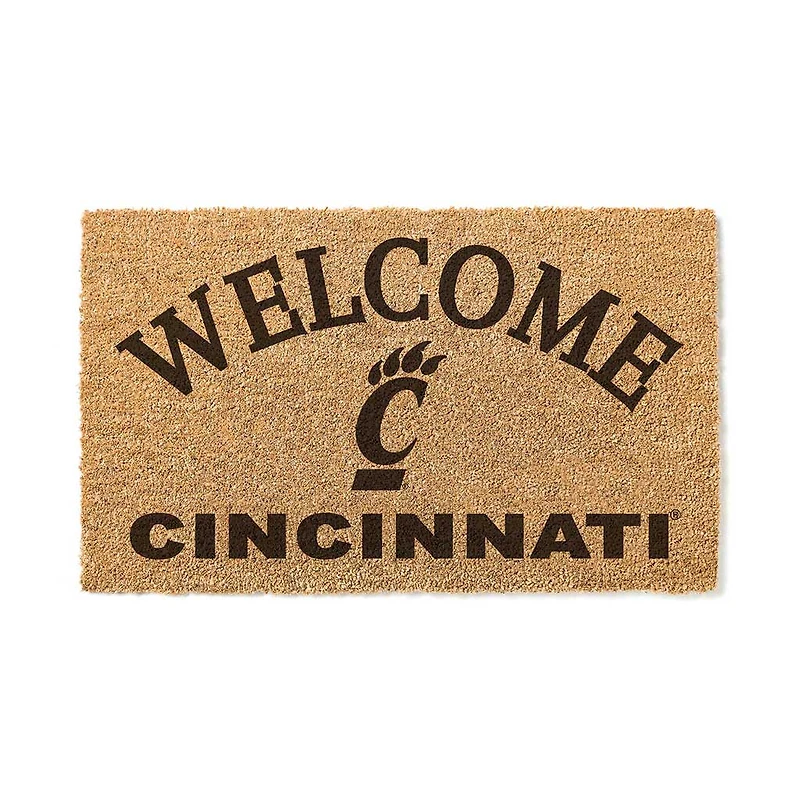 Cincinnati Bearcats 18" x 34" Welcome Coir Doomat