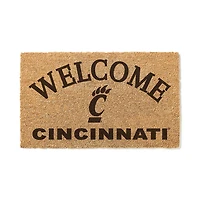 Cincinnati Bearcats 18" x 34" Welcome Coir Doomat