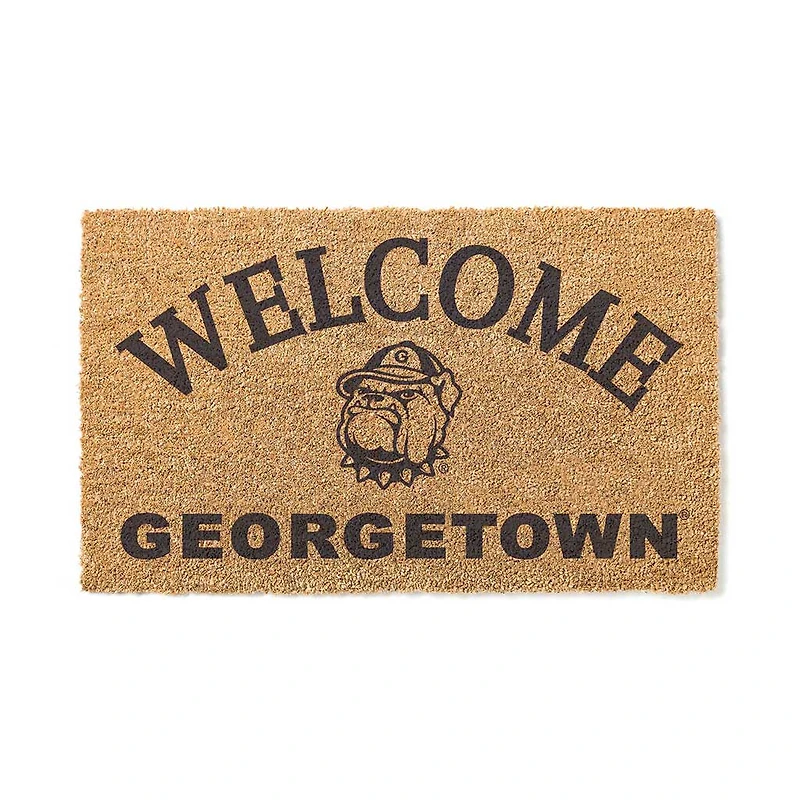 Georgetown Hoyas 18" x 34" Welcome Coir Doomat