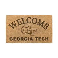 Georgia Tech Yellow Jackets 18" x 34" Welcome Coir Doomat