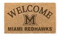 Miami University RedHawks 18" x 34" Welcome Coir Doomat