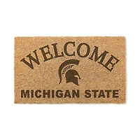 Michigan State Spartans 18" x 34" Welcome Coir Doomat