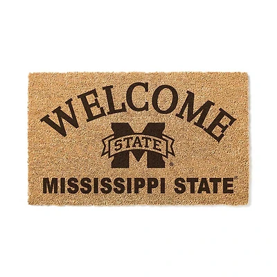 Mississippi State Bulldogs 18" x 34" Welcome Coir Doomat