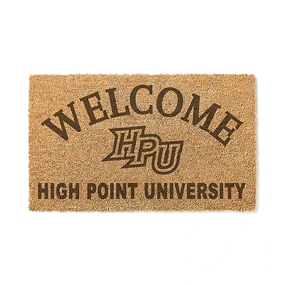 High Point Panthers 18" x 34" Welcome Coir Doomat
