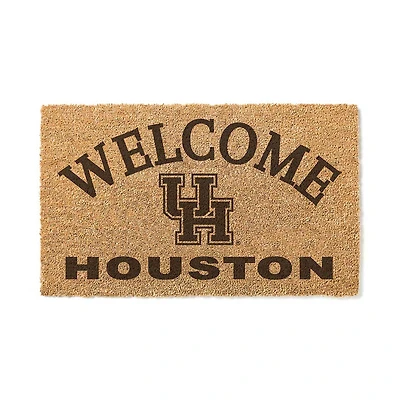 Houston Cougars 18" x 34" Welcome Coir Doomat