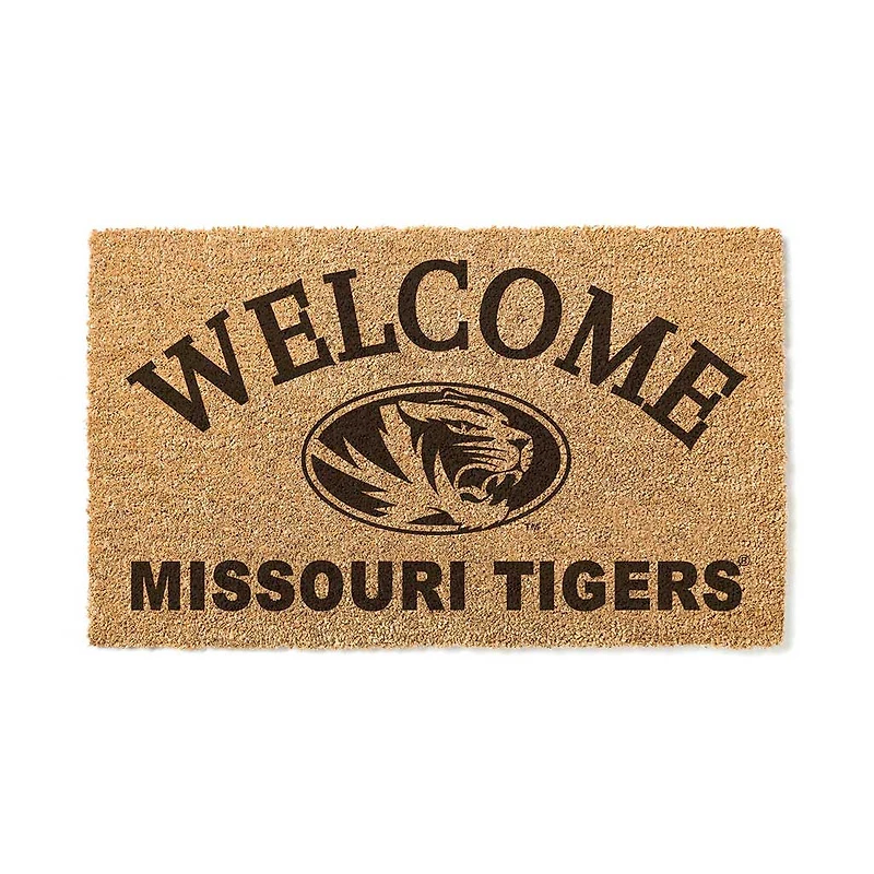 Missouri Tigers 18" x 34" Welcome Coir Doomat