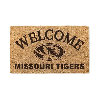 Missouri Tigers 18" x 34" Welcome Coir Doomat