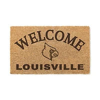 Louisville Cardinals 18" x 34" Welcome Coir Doomat