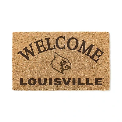 Louisville Cardinals 18" x 34" Welcome Coir Doomat