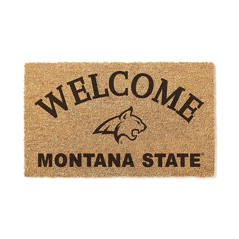 Montana State Bobcats 18" x 34" Welcome Coir Doomat