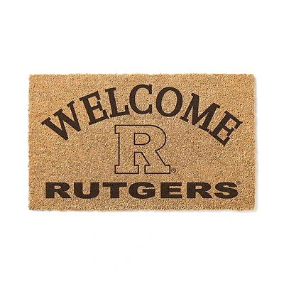 Rutgers Scarlet Knights 18" x 34" Welcome Coir Doomat