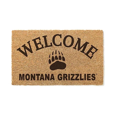 Montana Grizzlies 18" x 34" Welcome Coir Doomat