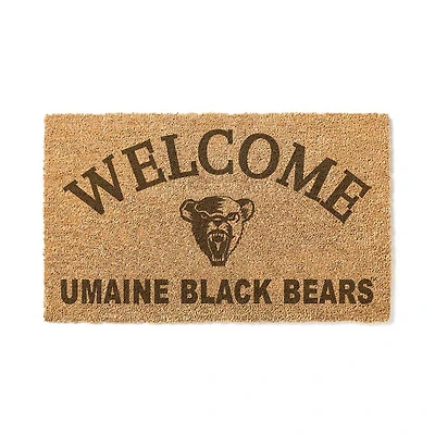 Maine Black Bears 18" x 34" Welcome Coir Doomat