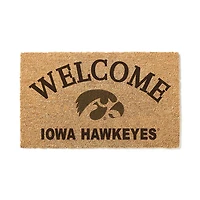 Iowa Hawkeyes 18" x 34" Welcome Coir Doomat