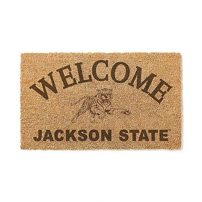 Jackson State Tigers 18" x 34" Welcome Coir Doomat